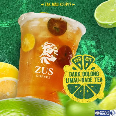 Dark Oolong Limau-nade Tea Iced