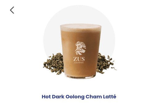 Hot Dark Oolong Cham Latte 