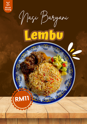 Nasi Baryani Lembu