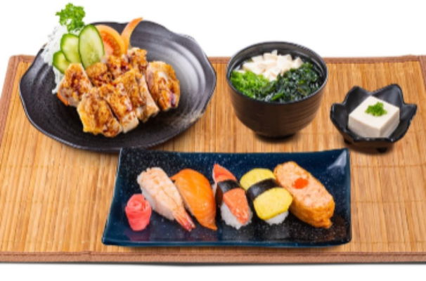 Gz16 Sushi To Chicken Teriyaki 