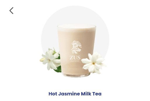 Hot Jasmine Milk Tea