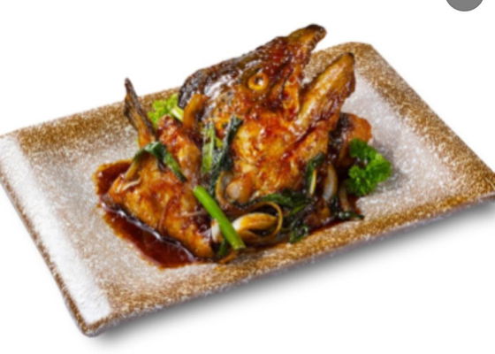 Al12 Stir Fried Salmon Head 