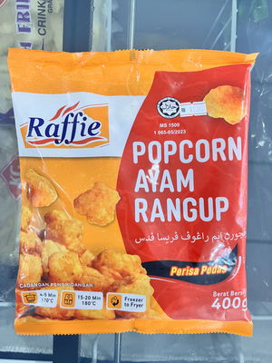 Raffie Hot&spicy Popcorn Chicken 400g
