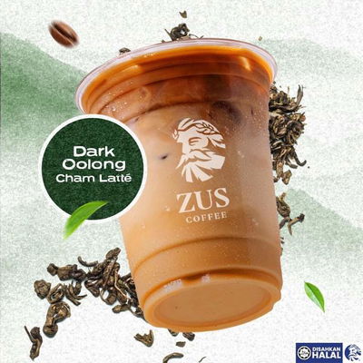 Iced Dark Oolong Cham Latte 