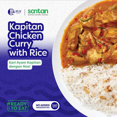 Zus Kapitan Chicken Curry With Rice