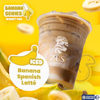 Iced Banana Spanish Latte 