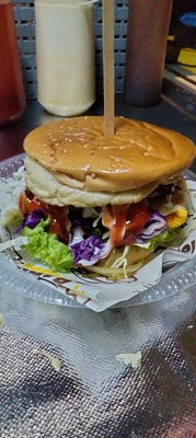 Burger Daging Biasa