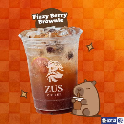 Fizzy Berry Brownie 