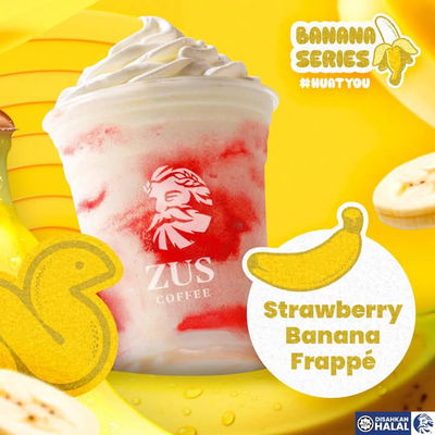 Strawberry Banana Frappe